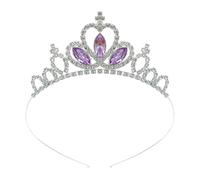 QXWD Fashion Children's Crown Headdress Cute Princess Little Girl Princess Hair Hoop Crystal Birthday Crown Hair Accessories