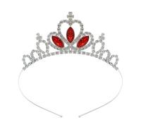 QXWD Fashion Children's Crown Headdress Cute Princess Little Girl Princess Hair Hoop Crystal Birthday Crown Hair Accessories