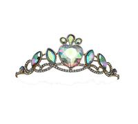 QXWD Fashion Children's Crown Headdress Cute Princess Little Girl Princess Hair Hoop Crystal Birthday Crown Hair Accessories