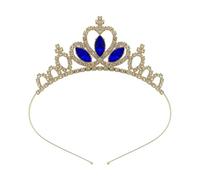 QXWD Fashion Children's Crown Headdress Cute Princess Little Girl Princess Hair Hoop Crystal Birthday Crown Hair Accessories