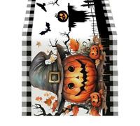 QXWD Halloween Table Runner Party Decoration Kids Favors Spooky Pumpkin Ghost Table Runner Party Supplies