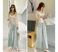 QXWD wide leg Maternity Pants For Pregnant Women Trousers Casual Loose Jeans Pregnancy Pants Maternity Clothing