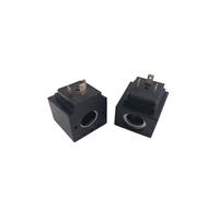 QXWPBIBAN 1pcs E246627 Hydraulic Solenoid Valve Coil 1860303 1860305 17WATTS 220V 110V Inner Hole 19mm Height 42.5mm(220 Volt)