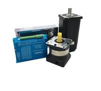 QXWPBIBAN 4.5Nm 8. 12Nm Nema34 86MM Closed Loop Stepper Motor Drive Encoder Easy Servo Planetary Reducer 400W Power Supply Kit(Ratio 50,8.5 N.m Kit)
