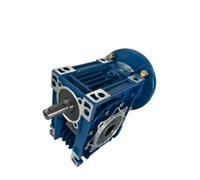 QXWPBIBAN High Torque Worm Gear Gearbox Gearmotor Reducer NMRV 050-VS Input 14/11/19 Ratio 5:1/100:1 Industrial Applications(Rv50-vs Ratio 25,Input 11 FL63B5)