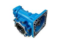 QXWPBIBAN Worm Gearbox Speed Reducer CYVF075 Input 14/19/22/24/28mm Output 28mm Ratio 5:1/100:1 Gear Tin Bronze(0.417361111111111,In 22-130x130-N 110)