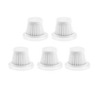 QXWRLD 5pcs HEPA Car Vacuum Filter Reusable Vacuum Cleaner Cartridges Easy Installation and Removal Handheld Vacuum Cleaner Accessories Replacement Filter Vacuum cleaner