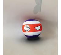 QXXKJDF 3.9in 7.9in Polish Ball, Country Ball, Albania, Egypt, Andorra, EU,Plush Toy,country Balls(Costa Rica,7.8in)