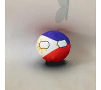 QXXKJDF 7.9 in 3.9 in Country balls，plush，Germany, Fiji, Congo, Mexico, Canada, Congo, plush toys, country ball(Philippines,7.8in)