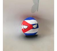 QXXKJDF 7.9 in 3.9 in Country balls,plush,Germany, Fiji, Congo, Mexico, Canada, Congo, plush toys, country ball(Cuba,7.8in)