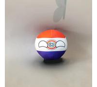 QXXKJDF 7.9-in 3.9-in Plush Country Ball, France, Qatar, Croatia, Plush Toy, Country Balls, Poland Ball(Paraguay,7.8in)
