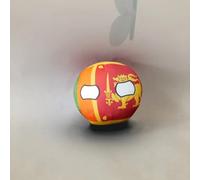 QXXKJDF 7.9-in 3.9-in Plush Country Ball, France, Qatar, Croatia, Plush Toy, Country Balls, Poland Ball(Sri Lanka,7.8in)