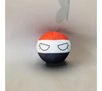 QXXKJDF 7.9 In 3.9 In Polish Ball, Country Ball, Australia, Japan, Maldives, Angola, Plush Toy,Countryballs(Syria1,3.7in)