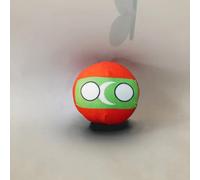 QXXKJDF 7.9 In 3.9 In Polish Ball, Country Ball, Australia, Japan, Maldives, Angola, Plush Toy,Countryballs(Maldives,3.7in)