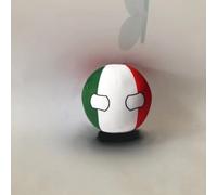 QXXKJDF 7.9 In 3.9 In Polish Ball, Country Ball, Australia, Japan, Maldives, Angola, Plush Toy,Countryballs(Italy,7.8in)