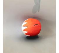 QXXKJDF 7.9 In 3.9 In Polish Ball, Country Ball, Australia, Japan, Maldives, Angola, Plush Toy,Countryballs(Bahrain,3.7in)