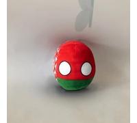 QXXKJDF 7.9 In 3.9 In Polish Ball, Country Ball, Australia, Japan, Maldives, Angola, Plush Toy,Countryballs(Belarus1,7.8in)