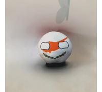 QXXKJDF 7.9 In Polish Country Ball Plush Country Ball,Canada, NATO, (Cyprus,3.7in)