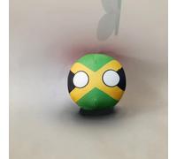 QXXKJDF 7.9 In Polish Country Ball Plush Country Ball,Canada, NATO, (Jamaica,3.7in)