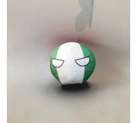 QXXKJDF 7.9 In Polish Country Ball Plush Country Ball,Canada, NATO, (Nigeria,3.7in)
