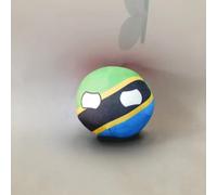 QXXKJDF 7.9 In Polish Country Ball Plush Country Ball,Canada, NATO, (Tanzania,7.8in)