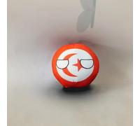 QXXKJDF 7.9 In Polish Country Ball Plush Country Ball,Canada, NATO, (Tunisia,7.8in)
