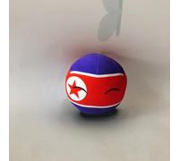 QXXKJDF 7.9-inch 3.9-inch Country Ball UAE Argentina Belgium UK Country Balls Festival Gift Plush Toy(North Korea,7.8in)