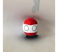 QXXKJDF 7.9In,3.9In,Country Ball, Ecuador, France, Spain, Canada, Congo, Plush Toys, Country Balls(Latvia,7.8in)