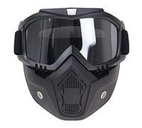 QXYOGO Mtb Goggles,Motorcycle Goggles Motorcycle Goggles With Mask For Masque Motocross Men Women Outdoor Riding Windproof Off Road Helmets Mask Goggles(Mirror)