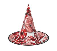 QXYZPYZYLD Candy Canes Print Halloween Hat For Parties, Carnivals, And Role Play