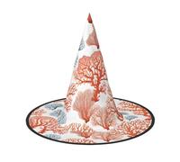 QXYZPYZYLD Coral Reef Print Halloween Hat For Parties, Carnivals, And Role Play