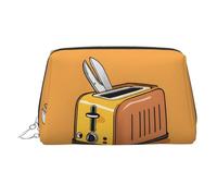 QXYZPYZYLD Cute Crying Chainsaw Durable Pvc Leather Toiletry Organizer With Multiple Interior Pockets For Travel And Home Use, Silver, One Size