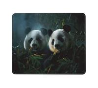 QXYZPYZYLD Giant Pandas Print Washable Mousepad Cloth, Non-Slip Rubber Base Computer Mousepads for Laptop