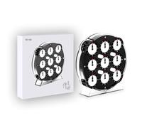 QY Speed Cube Clock, Magic Clock Level 4 Transparent Blue Speed Clock 3D Puzzle Brain Teasers for Cube Lovers