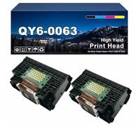 QY6-0063 Print Head Combo Pack, Compatible for Canon IP6600D IP6700D IP6600 IP6700 Printers, High Print Volume, Long Lasting Durability 2 pack