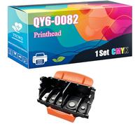 QY6-0082 Printhead Compatible for Canon Pixma iP7200 MG5600 MG6650 iP7240 iP7250 MG5650 MG6650 MG5400 MG5655 Printers, with Chip, High Yield 5000 Pages, Clear Printing (1 Set)