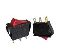 QY603 KCD3 20A/125V 15A/250V 3 Pins Rocker Push Button Switch Microswitch Sewing Machine Parts Replacement 580C1-198, 2-Pack Controls Switches