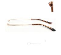 QYAJS Eyeglass Replacement Temple Legs Metal and Plastic Glasses Replacement Arm for Glasses Sunglasses Leopard Print Color (Double-tooth Hinge)