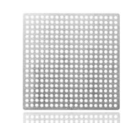 304 Stainless Steel Drain Cover, Square Drain Covers Outdoor, Indoor, 3mm Hole Mesh Drainage Covers Suitable as Shower Drain Cover, Garden Leaf Guard(11.5x11.5cm)