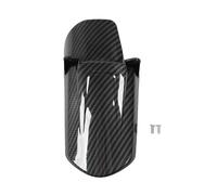 QYDNCIOSW Carbon Fiber Pattern Rear Wheel Tire Mud Splash Guard, ABS Plastic, Black, Rear Outer, Motorcycle Universal Fit