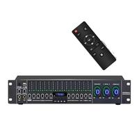 QYDZSHOP Audio Equalizer, Professional Ktv Digital Equalizer, Anti-Howling Audio Processor, Reverb Equalisation Adjustment, for KTV Stage Performance Home Reverberator Karaoke KT-150