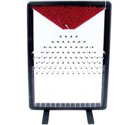 QYDZSHOP Dalton Board,Galton Board, Effective Statistical Method Demonstration Galton Board with Pascal's Dalton Triangle Teaching Toy Desk Board Model, for Statistical Laws