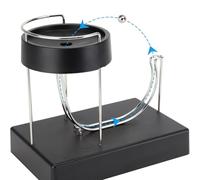 QYDZSHOP Electromagnetic Art Perpetual Motion Machine, Upgraded Silent Rolling Ball Perpetual Motion, Physical Science Teaching Toys, Office Home Mysterious Kinetic Art Decorations