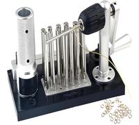 QYDZSHOP Steel Jump Ring Maker,Manual Jump Ring Maker,Jewelry Making Tool, with 20 Spindles,from 2.5mm to 12mm, for Jewelry Making Metal Forming Jump Rings