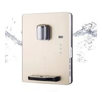 QYDZSHOP Wall Mounted Water Cooler,30L/H Wall-Mounted Mains Fed Unit Water Dispenser, With Electronic Child Lock,0.1-0.4MPa Water Inlet, Hot & Cold, for Office, Hotel, Canteens,School