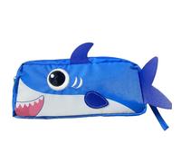 Qyeahkj Large Capacity Pencil Case Cute 3D Shark Pencils Pouch Zipper Pen Bag Ocean Animal Stationery Organizer Portable Pencil Bag for Kids Storage Pouch for Back to School Supplies Office College