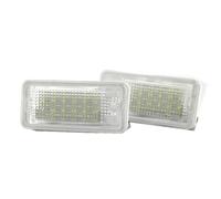 QYEHTUN License Number Plate Lights Compatible With A4 S4 B6 B7 2001-2009 For A8 S8 2003-2008 For Q7 4L 2005-2012 2Pcs License Number Plate Light 8E0807430A 8E0807430B
