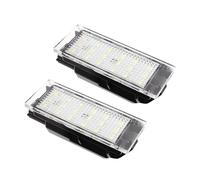 QYEHTUN License Number Plate Lights Compatible With Master 2 3 2003-2020 For Megane 2 3 2002-2016 For Trafic 3 X84 2014-2020 2Pcs Car Number License Plate Light 8200480127