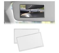 QYETRGF 2 Car Sun Visor Mirror, for VW Transporter T5 2003-2015 Self adhesive car vanity mirror car interior cosmetic mirror rear view mirror accessory