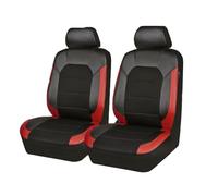 QYETRGF Car Seat Covers For MG ZS EV 2018-2026,Hybrid+ Luxury (2024 2025 2026), 2 Pcs Leather Front Car Seat Covers Breathable Seat Protector Seat Cushion Interior Accessories,B
